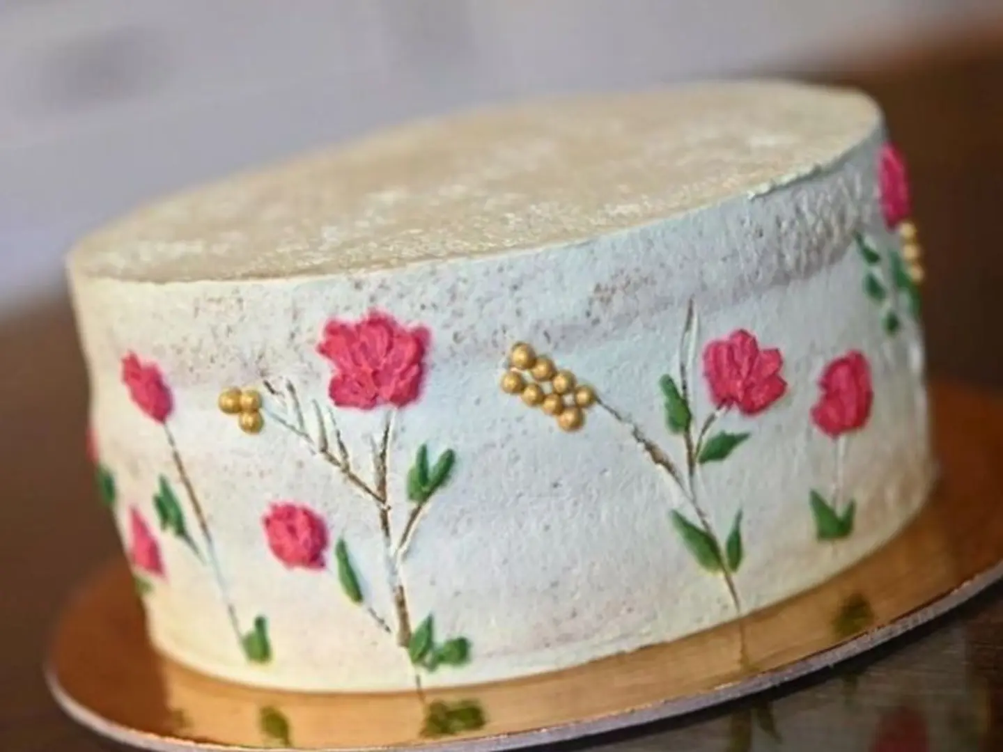 Raspberry Lemon Cake With Basil