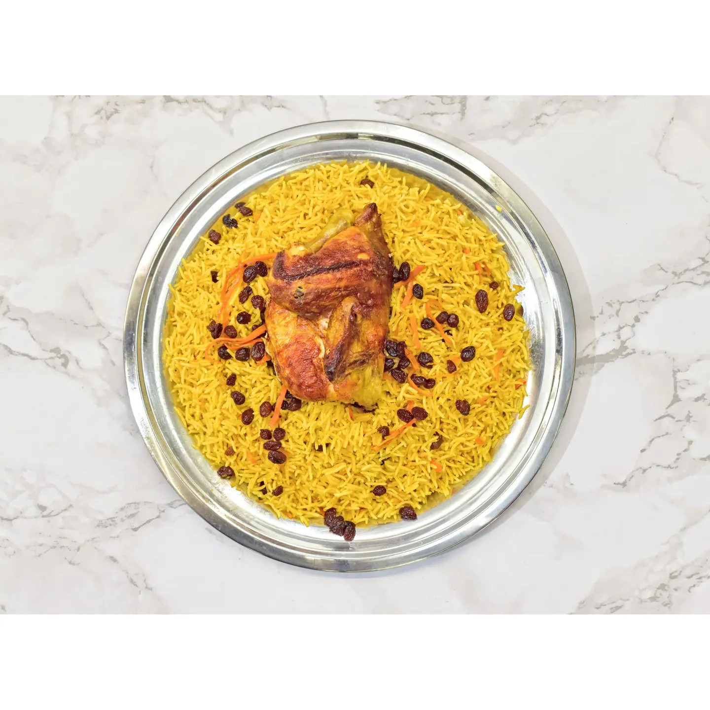 نصف شواية مع رز