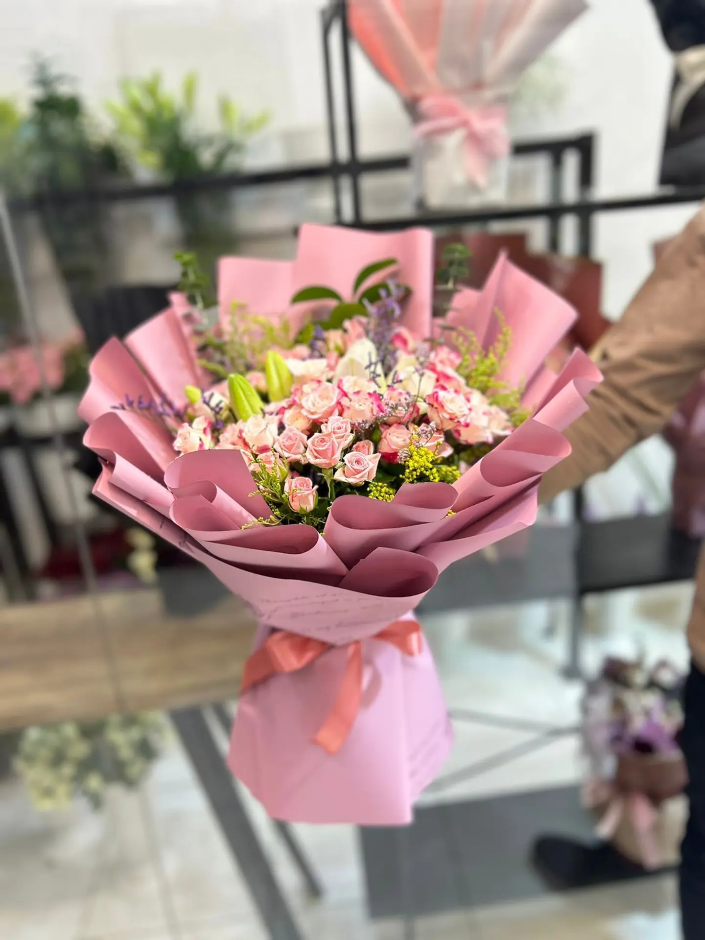 بوكيه ورد خزامى 34