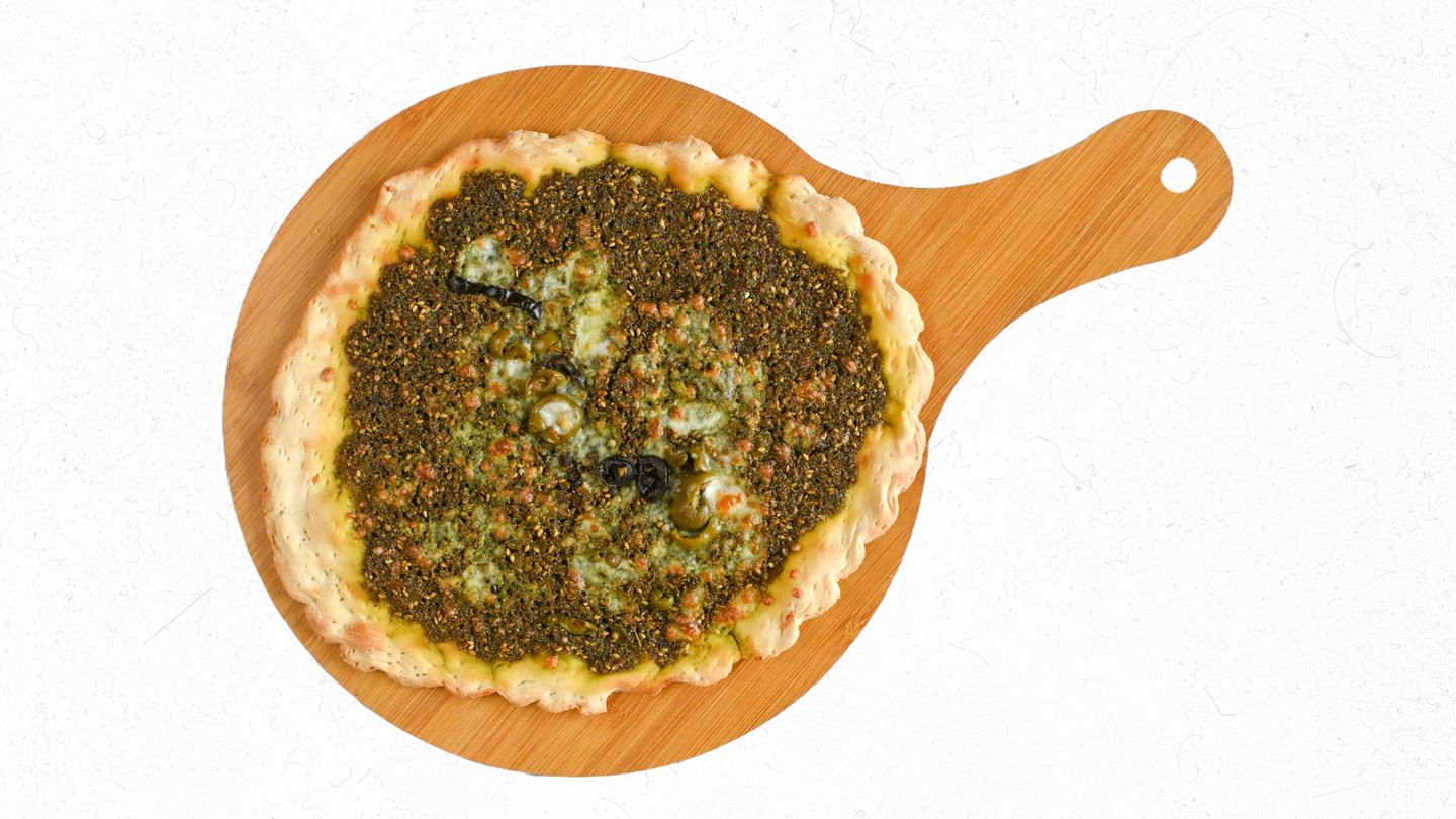 جبن زيت وزعتر