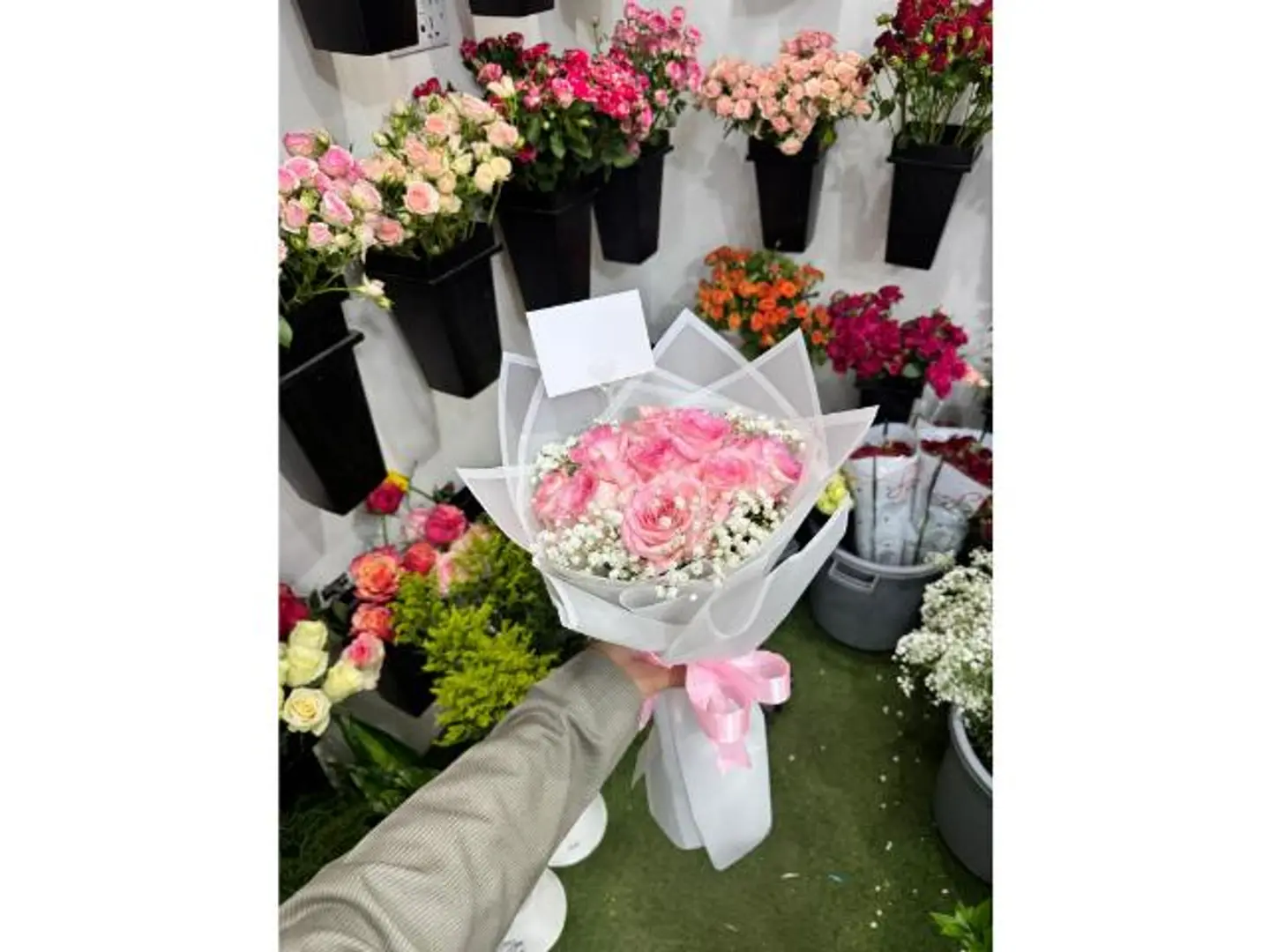 The Pink Rose Bouquet