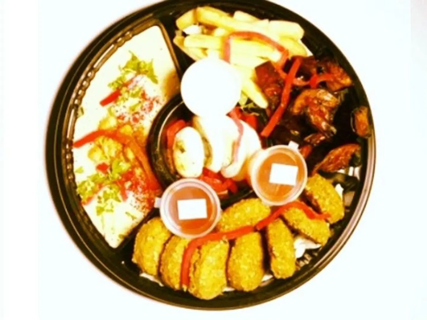 فلافل مشكل صغير