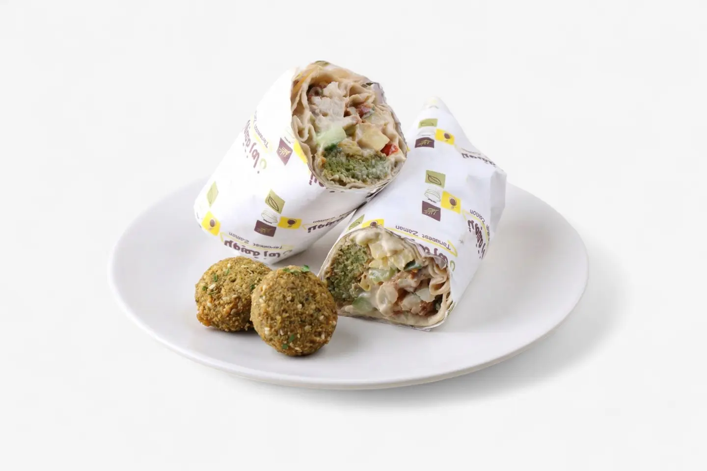 Falafel Sandwich With Egg
