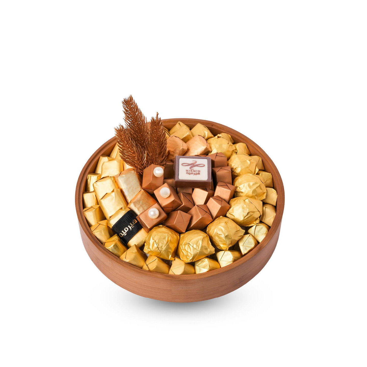 Chocolate Tray Wrapped In A Distinctive And Luxurious Wood