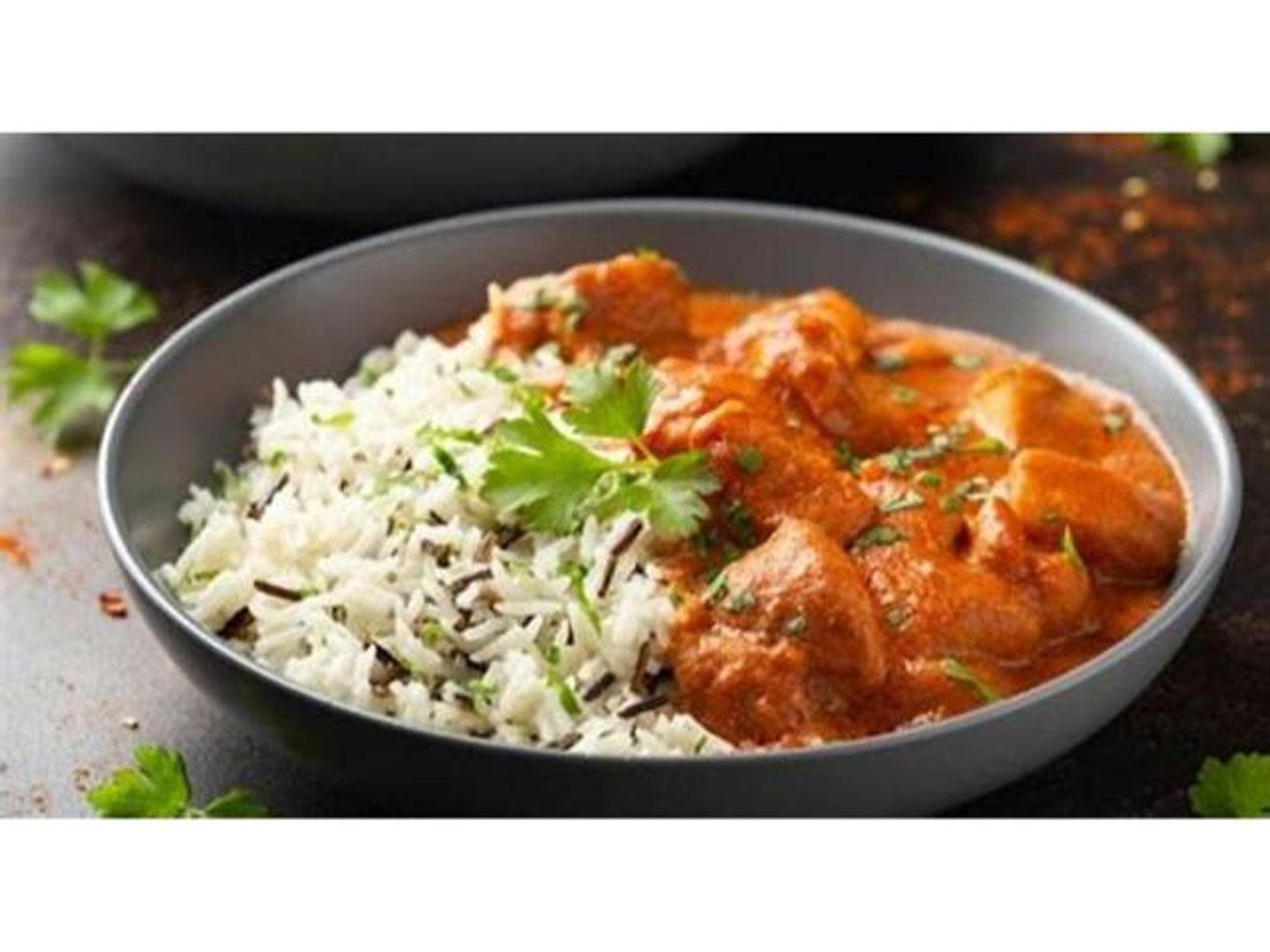 Chicken Biryani With Chicken Korma