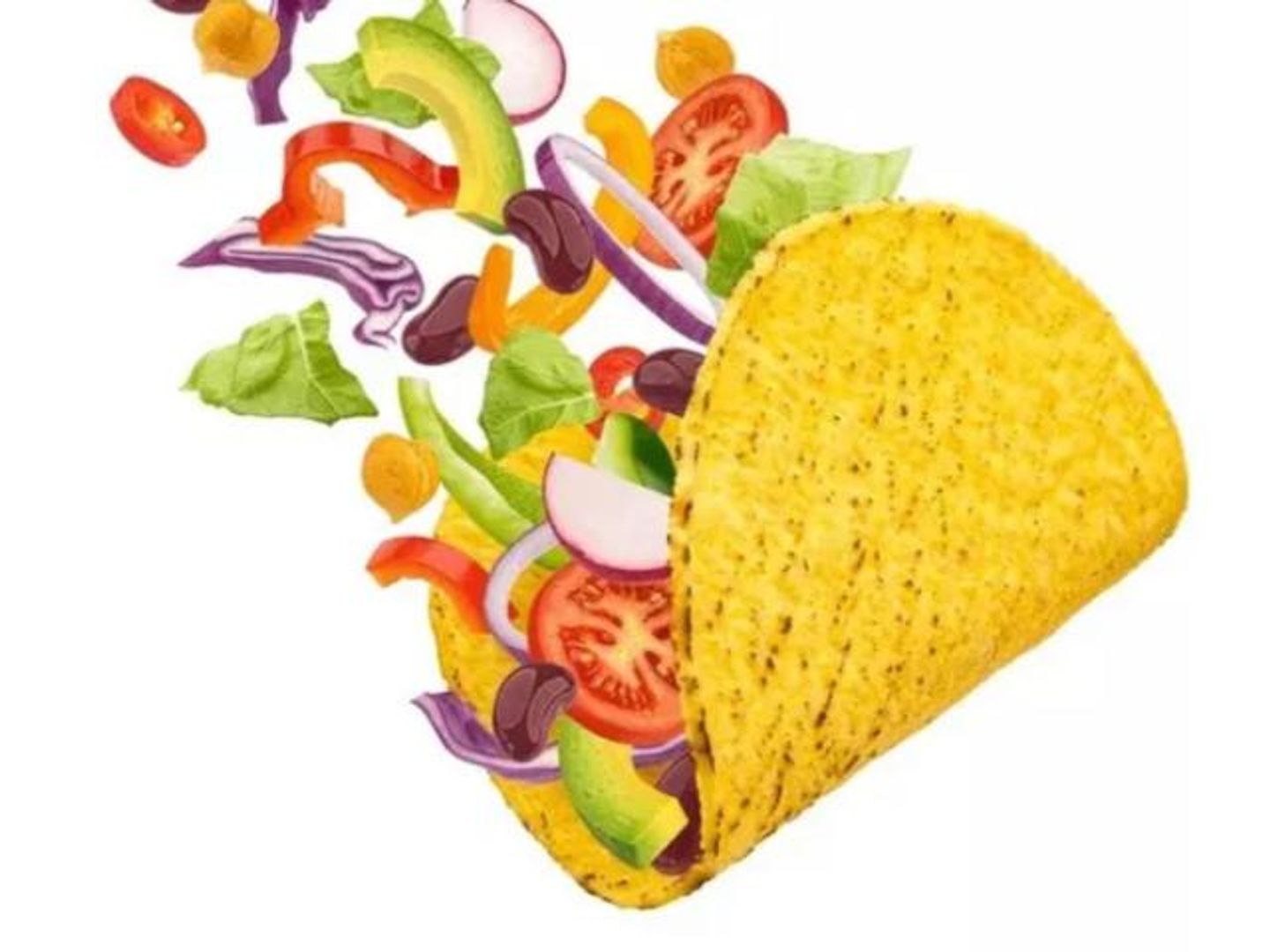 Vegetarian Taco 3 Pcs - Vegetarian Taco 3 Pcs