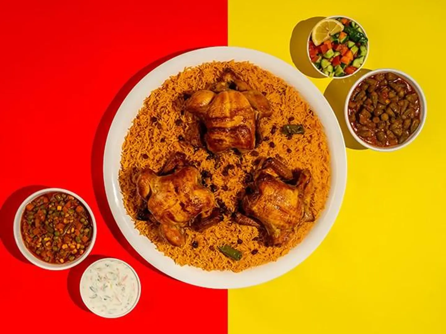 طبق مشكل كبير