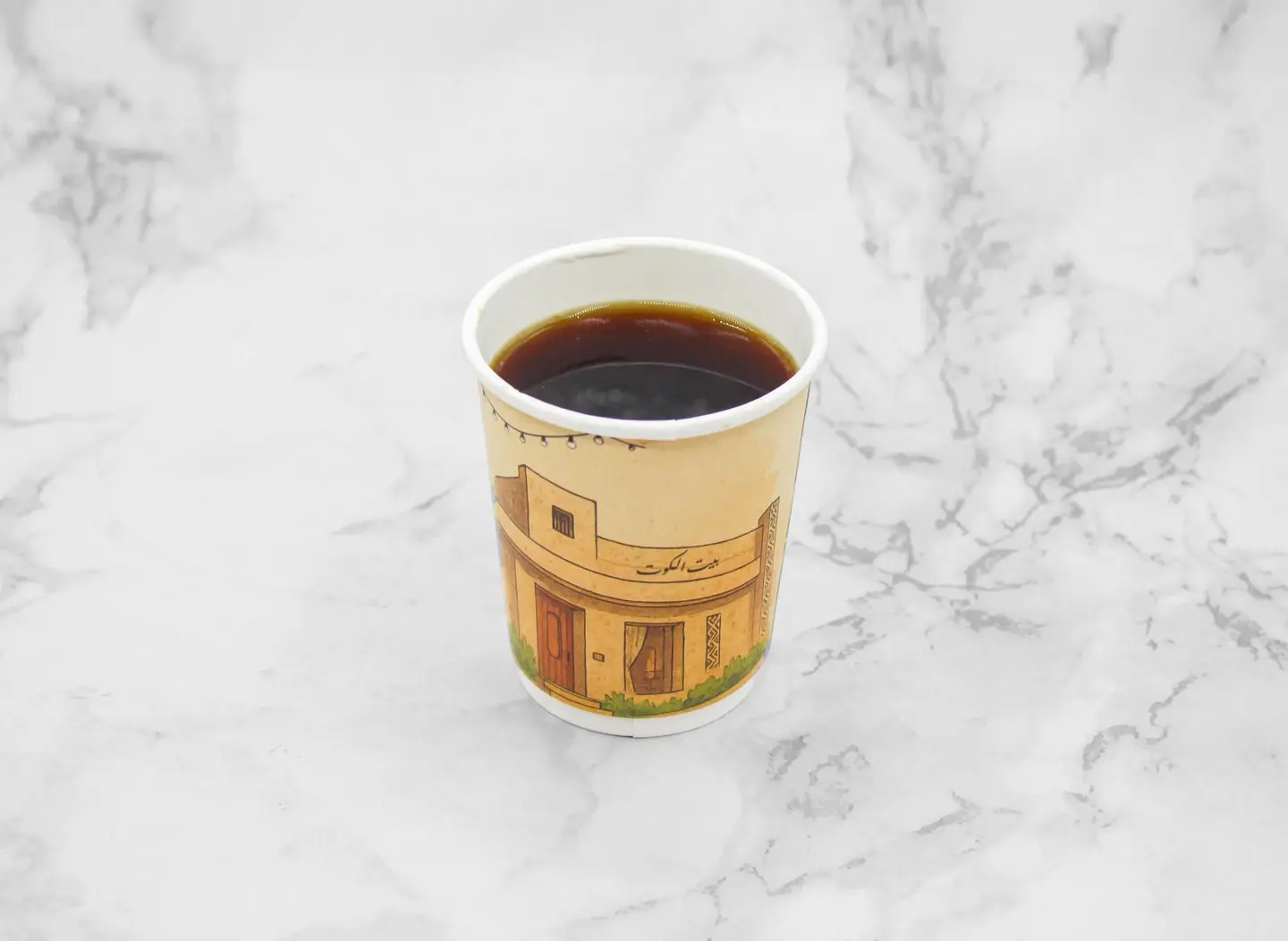 كوب شاي ورق
