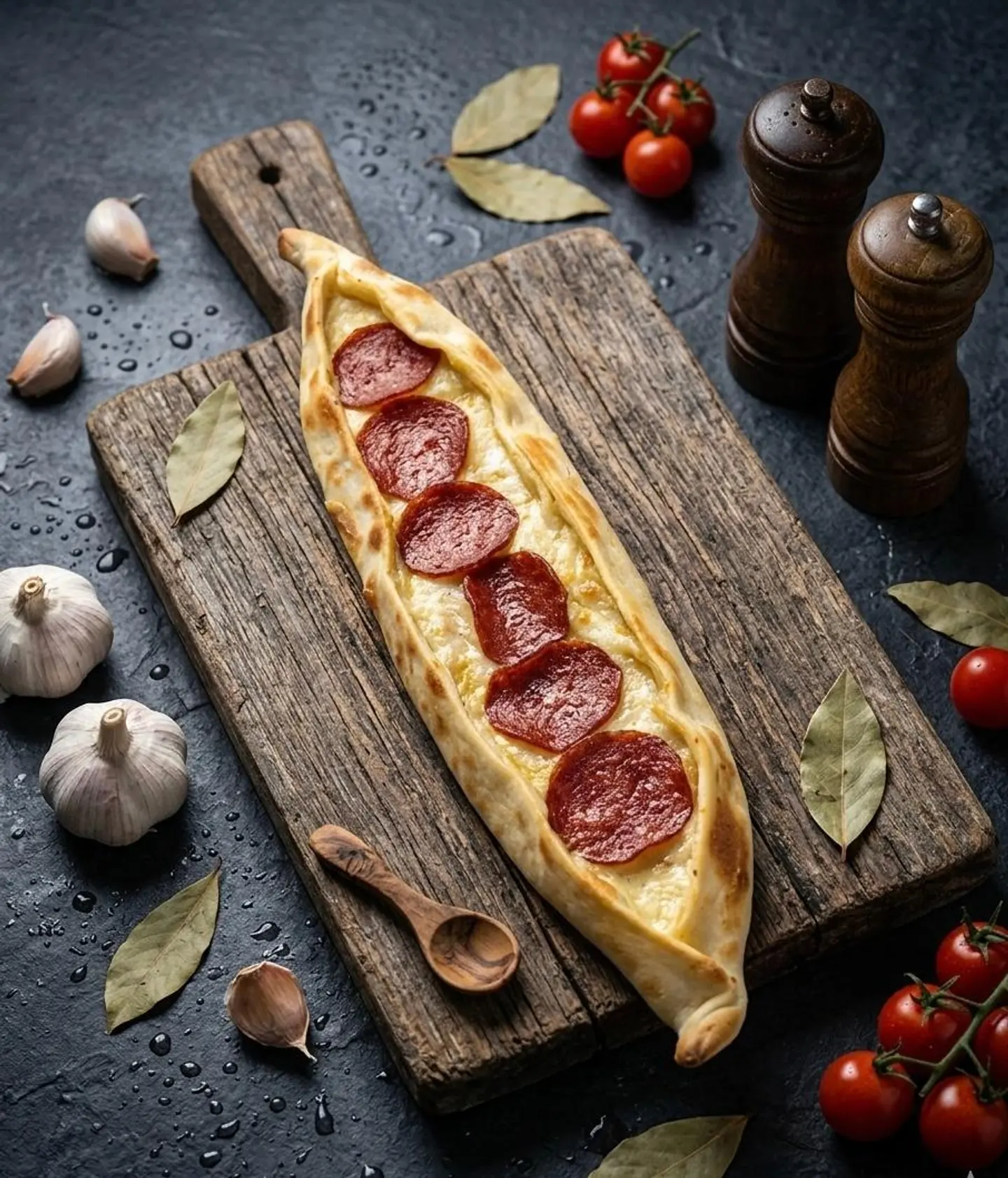 فطيرة مكس ببروني بالموزريلا
