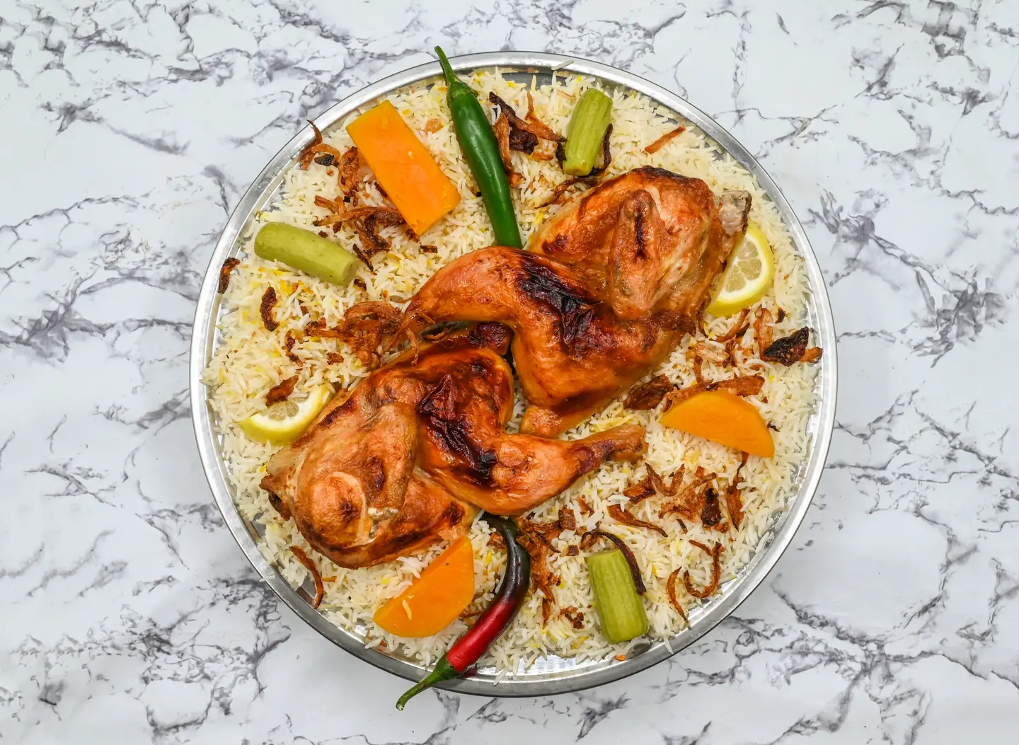 حبة دجاج  رز شعبي