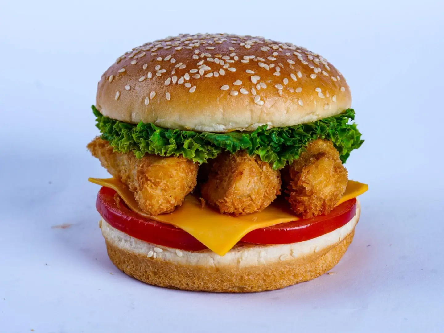 Jumbo Prawns Burger