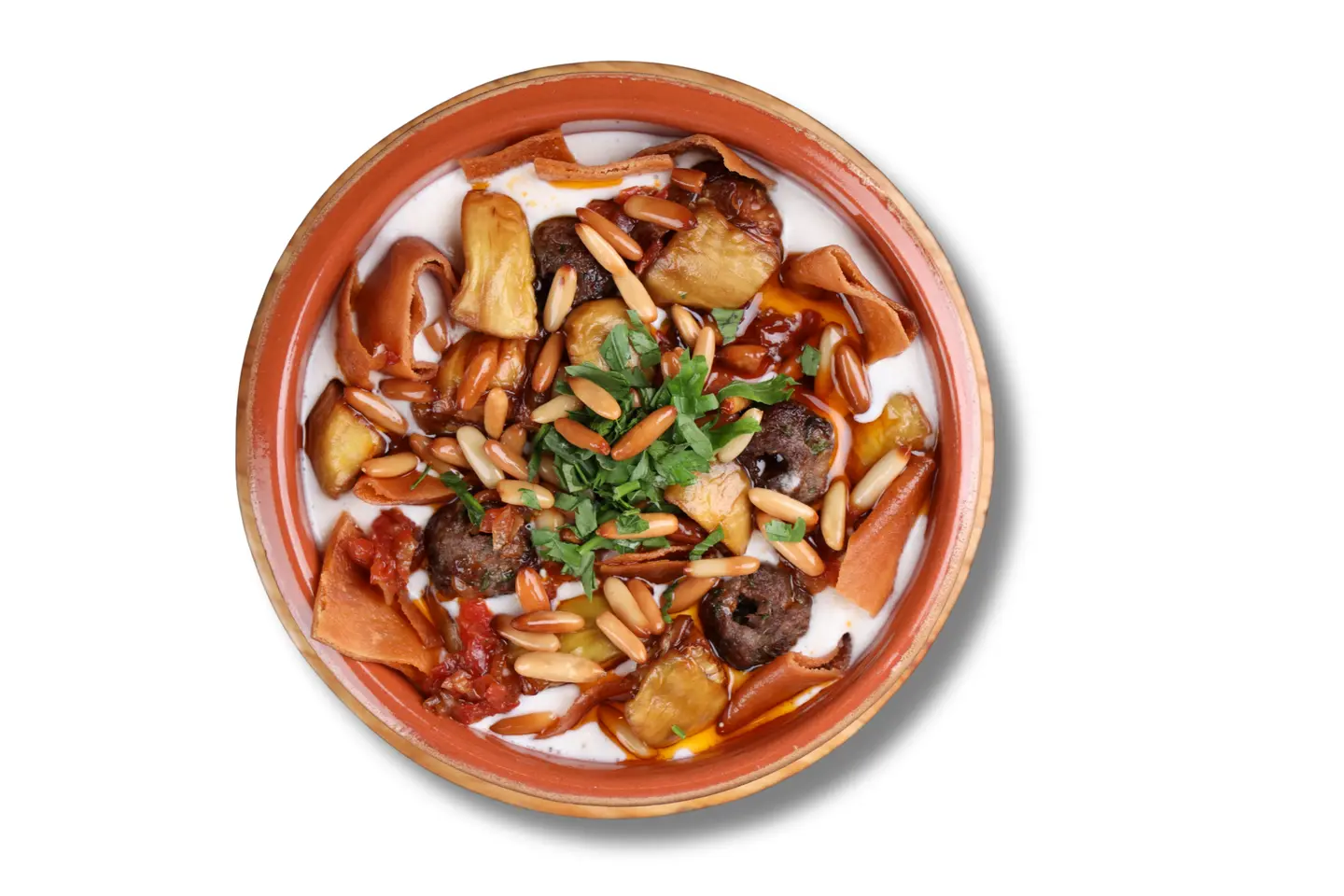 Kebab Fatteh With Eggplant