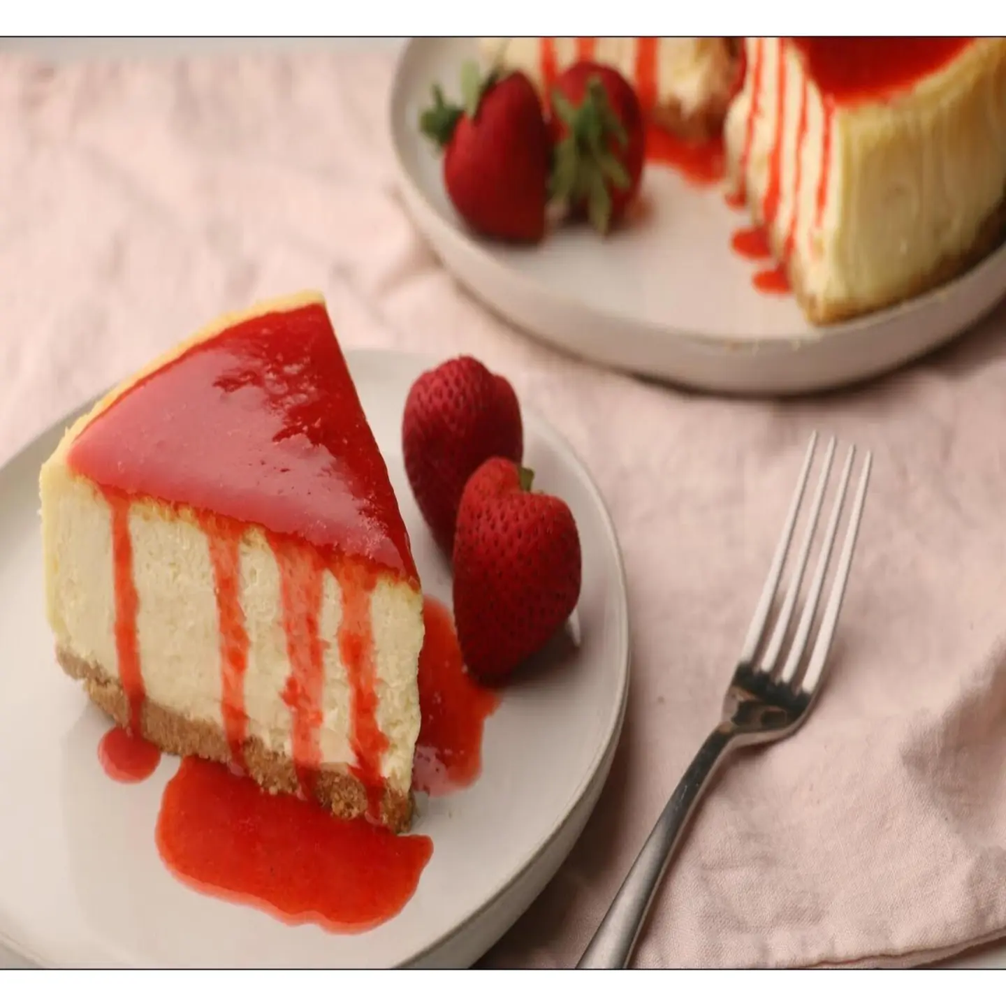 تشيزكيك فراولة