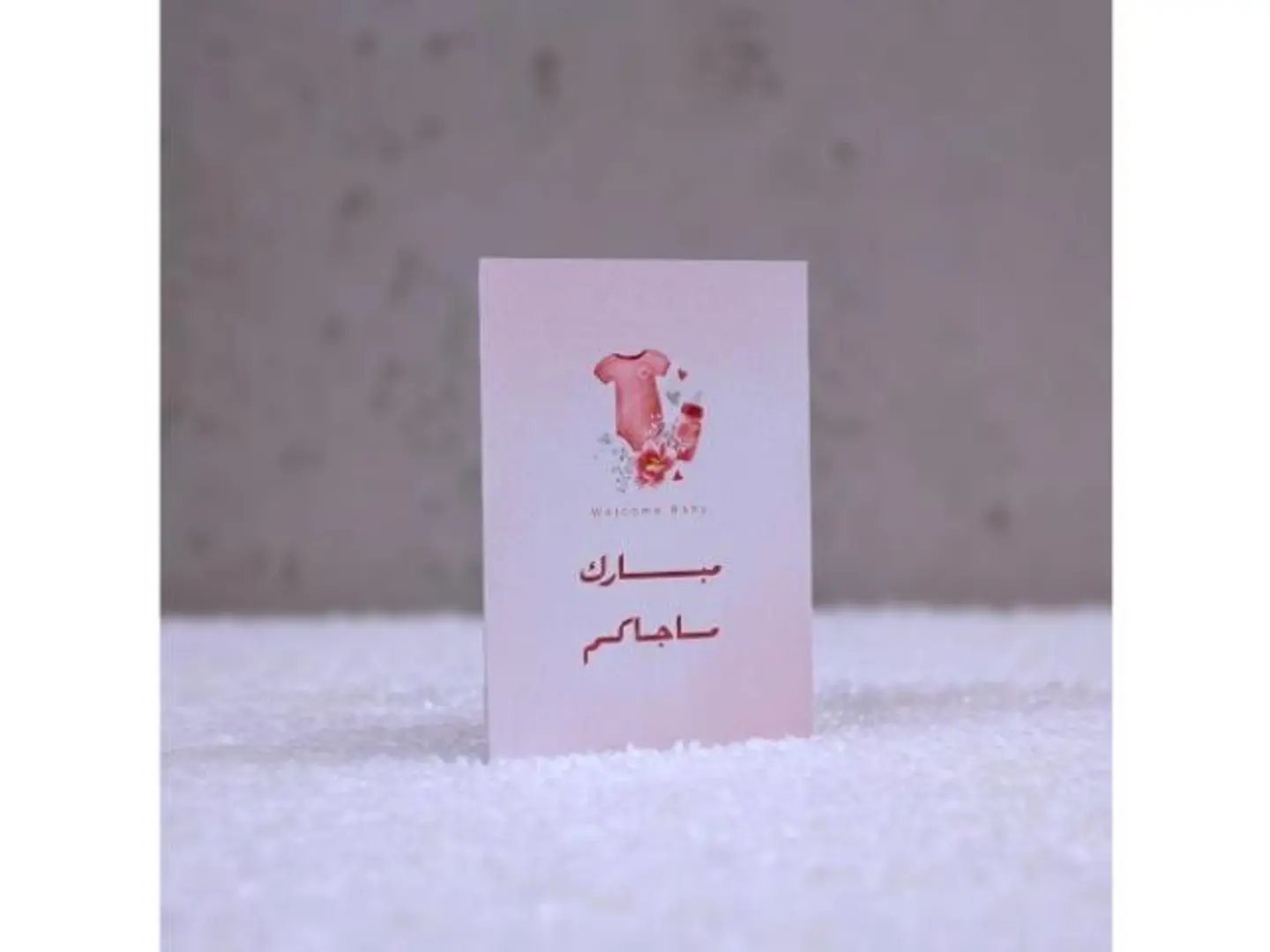 Welcome Baby Girl Card