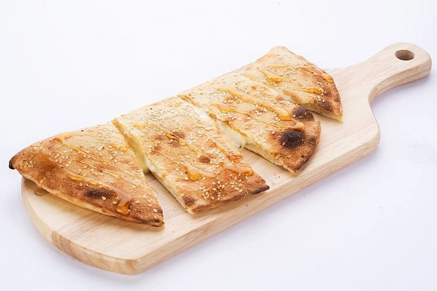 فطيرة لبنة وجبن سائل