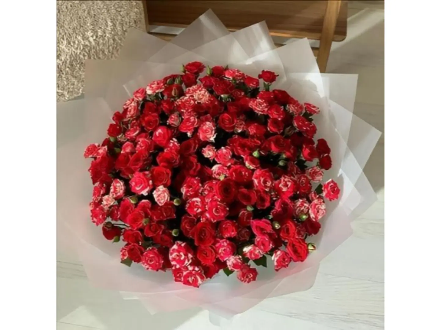 باقه روز احمر ودبل فوشي