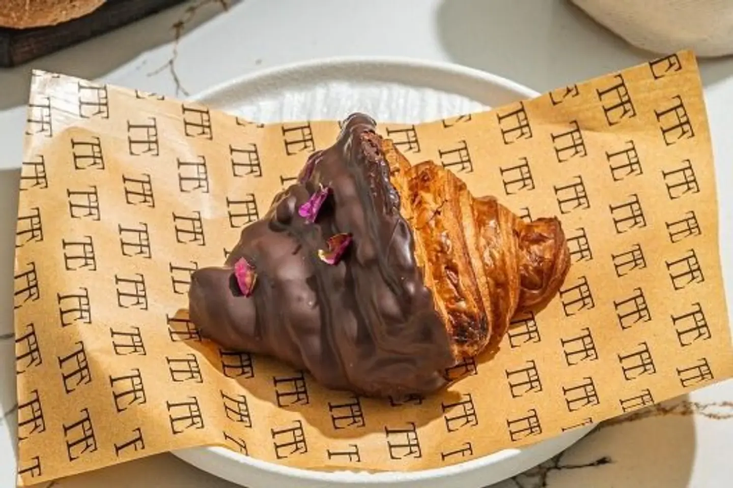 Belgian Chocolate Croissant