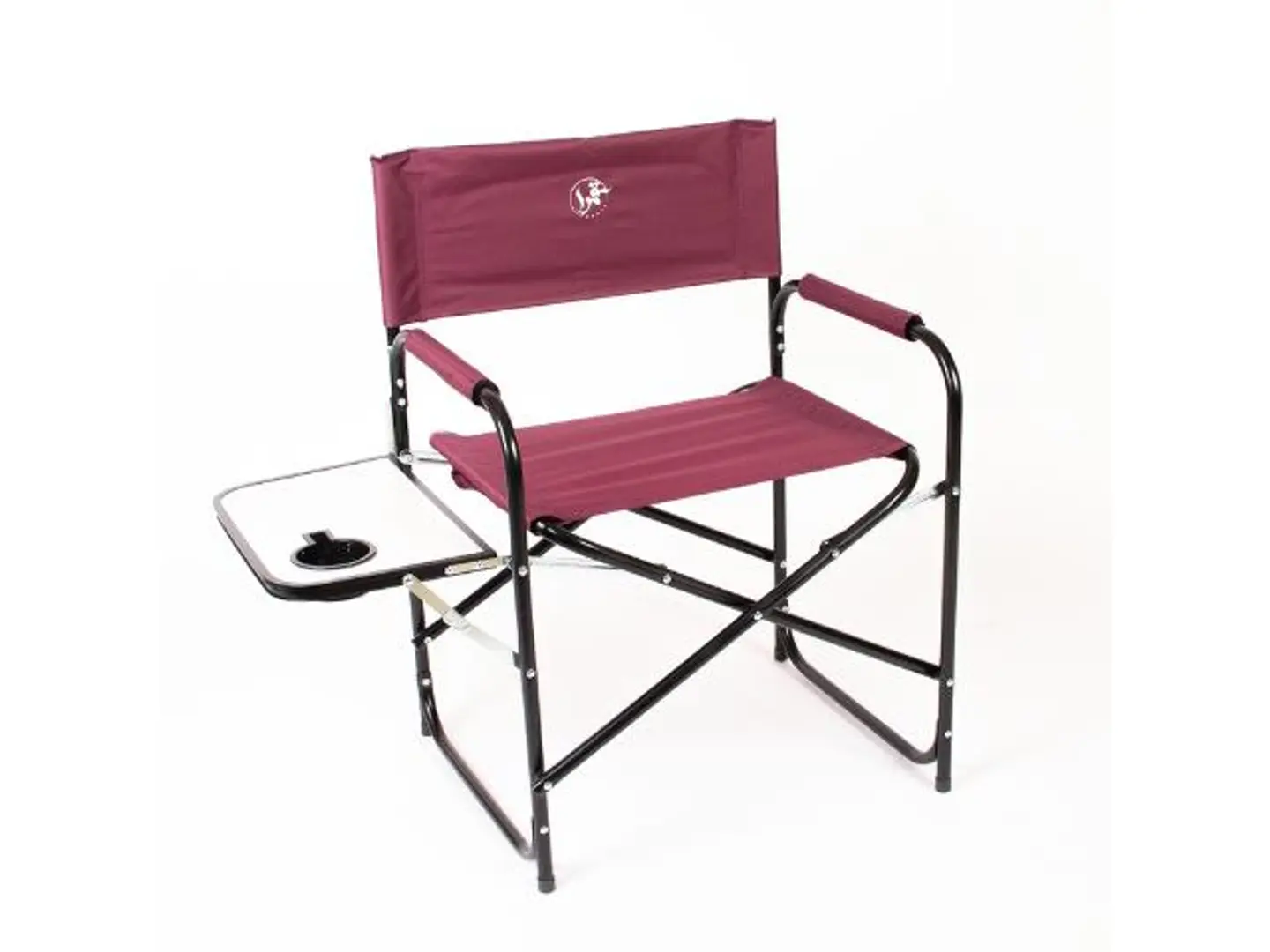 Qamra Dirctor Chair With Table Maroon حبة