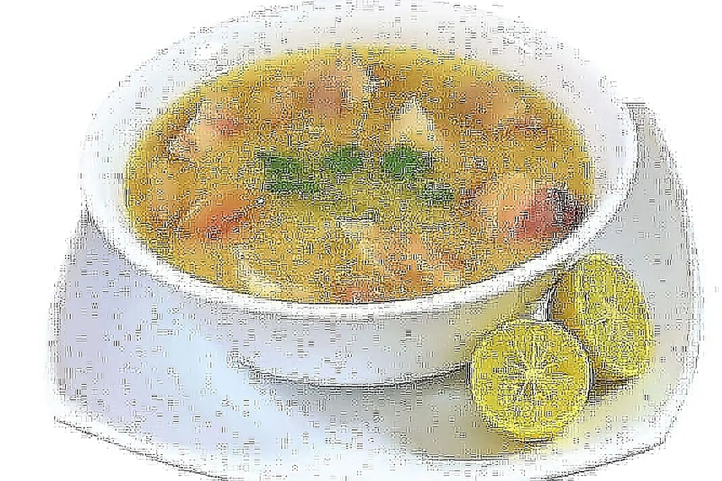 شوربة كوارع سادة