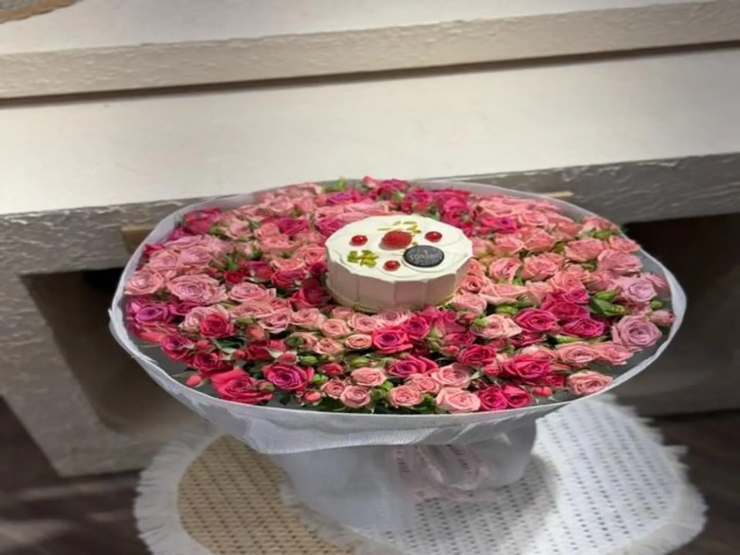 تنسيق كيكة حجم صغير