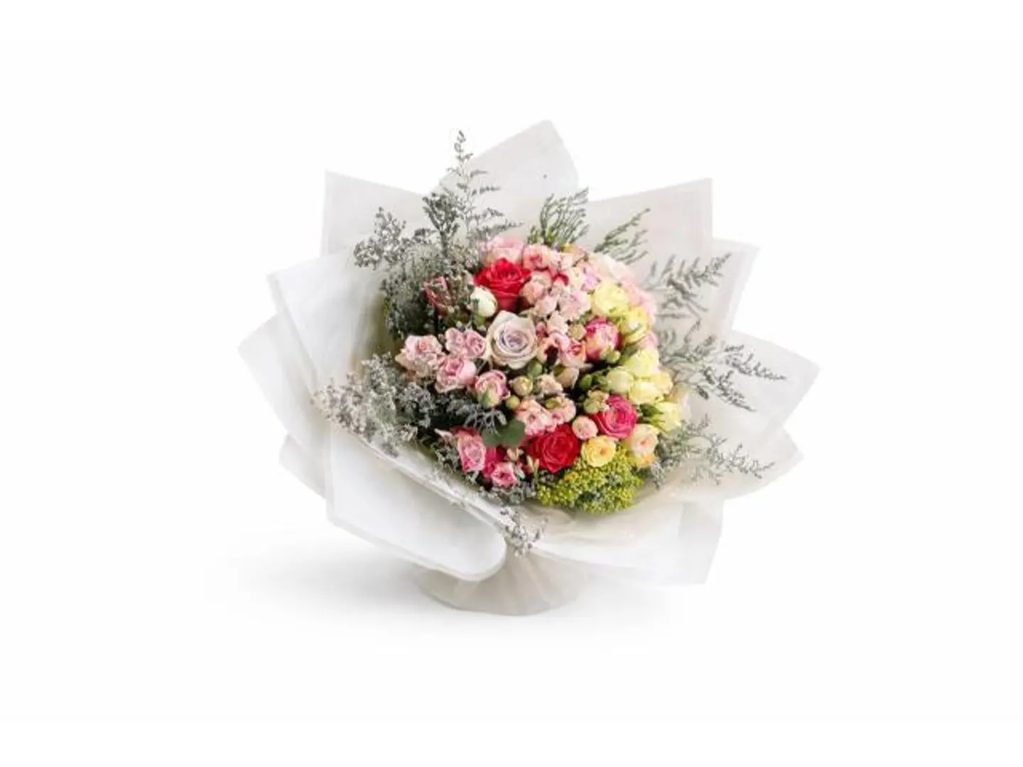 باقة الالوان ورد منوع