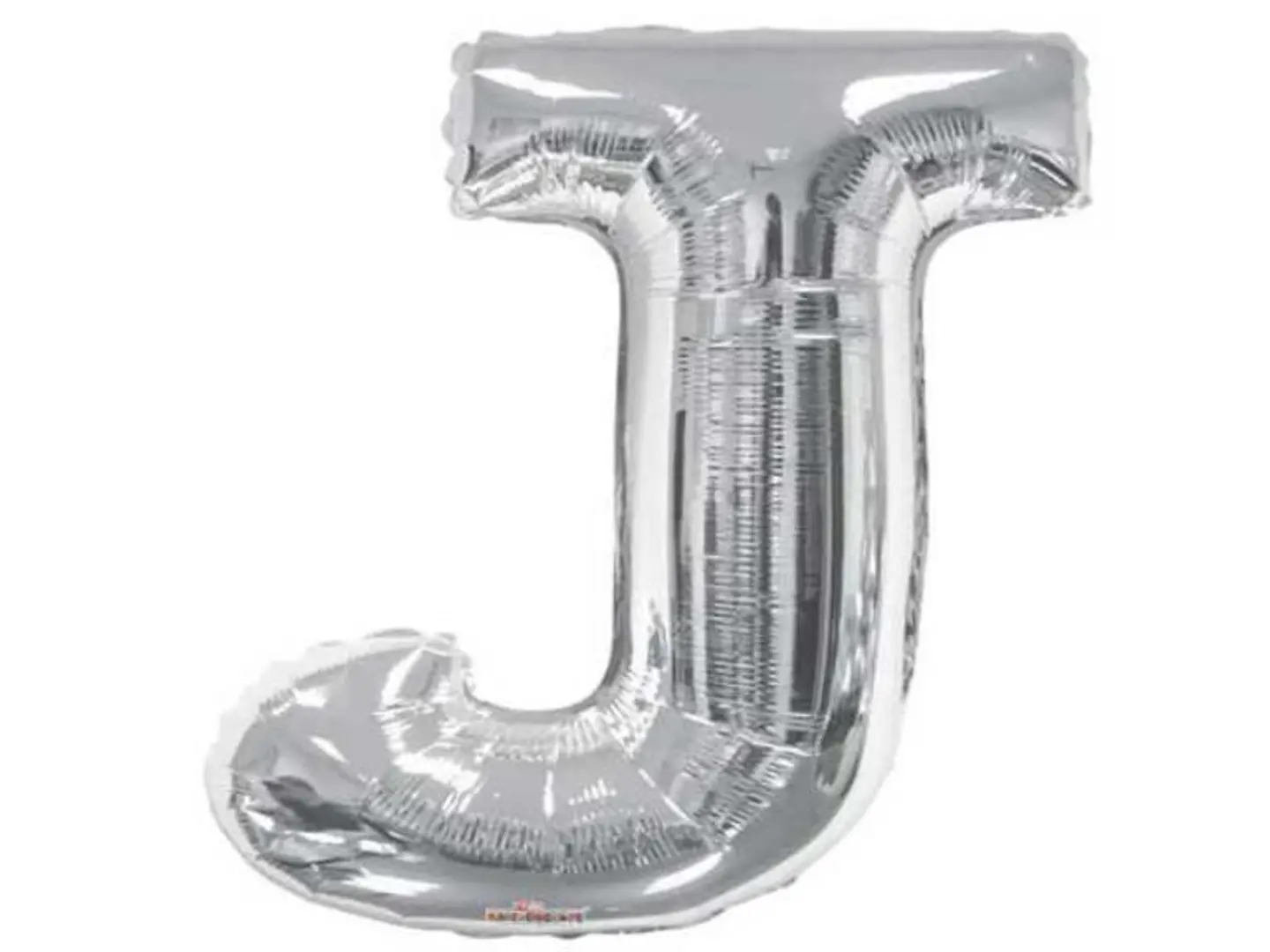 Letter J Helium Tin