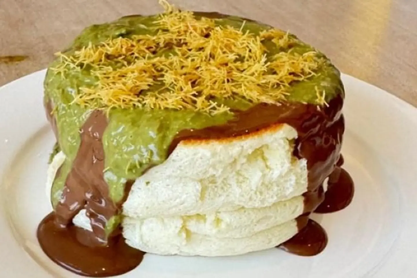 Heba Pancakes With Kunafa