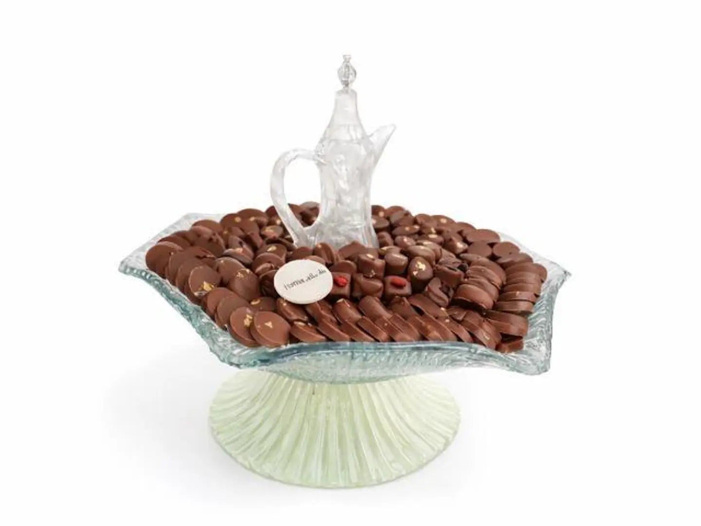 Luxury Assorted Chocolate Glass Tray