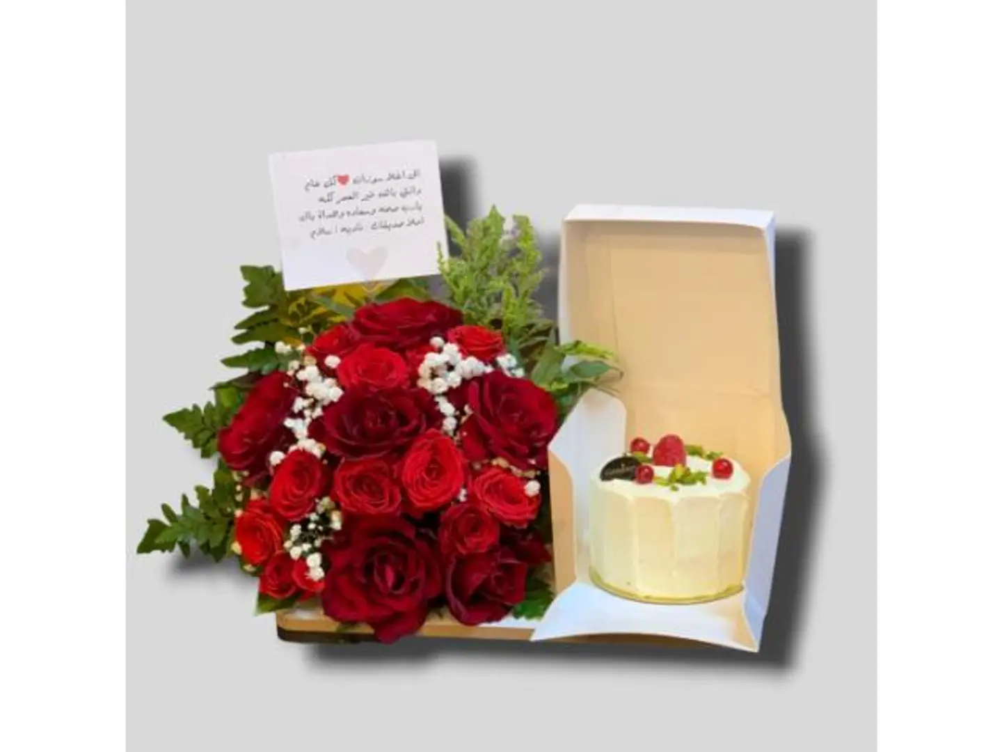 ورد مع كيك3