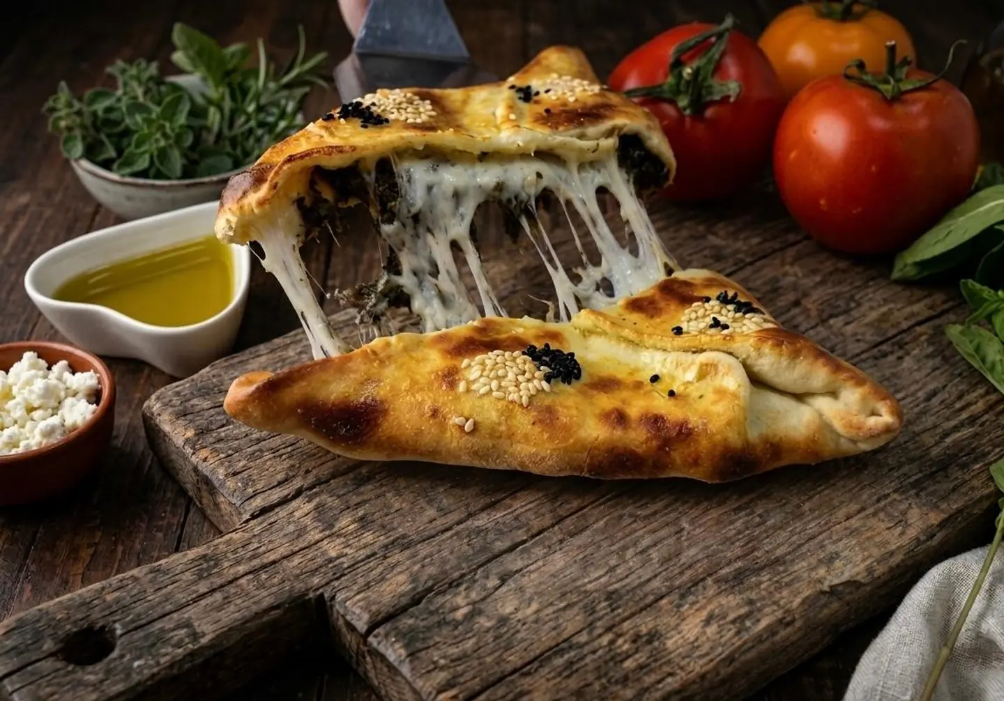 فطيرة مكس سبانخ جبن