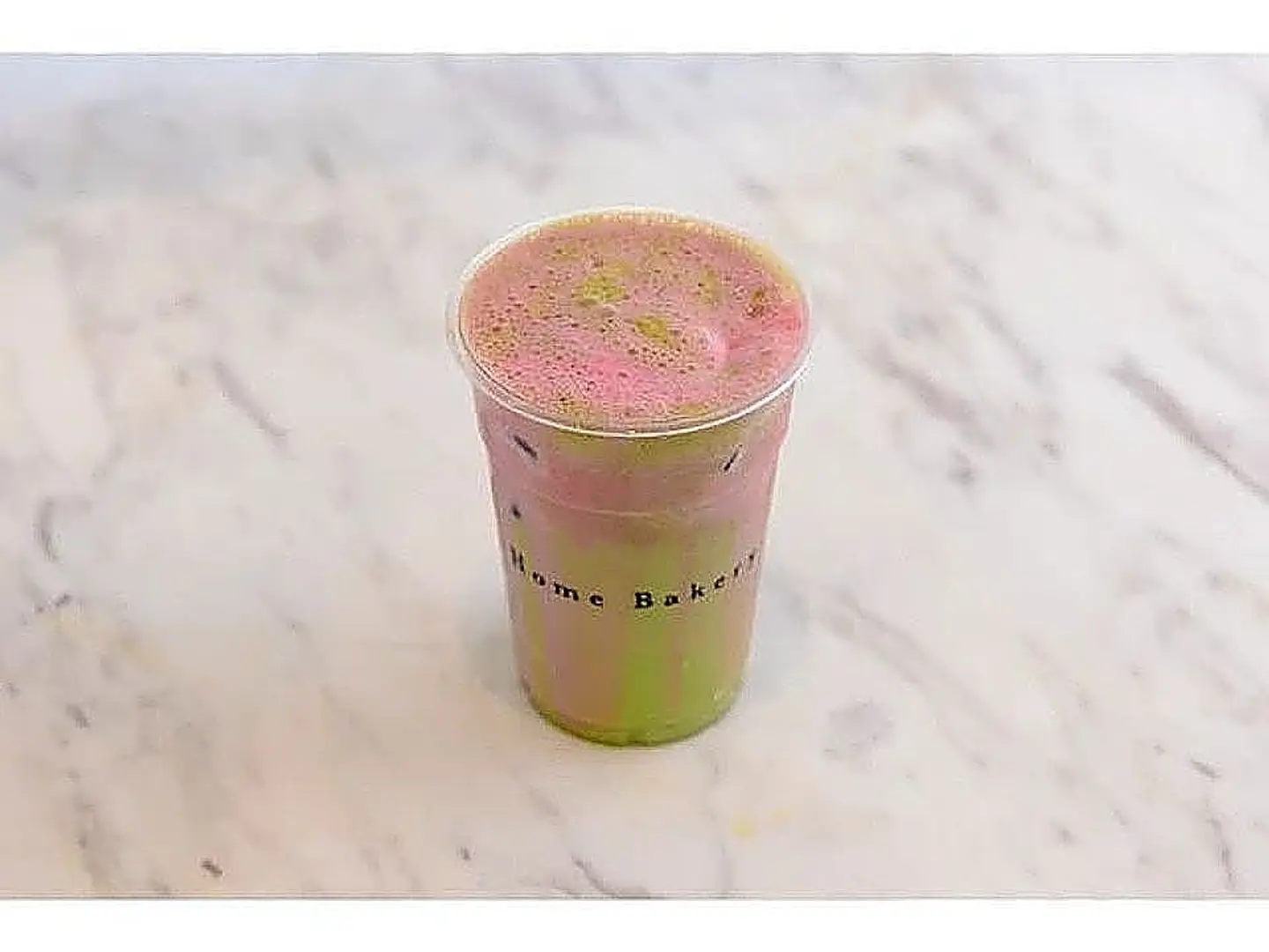 Strawberry Fluff Iced Matcha