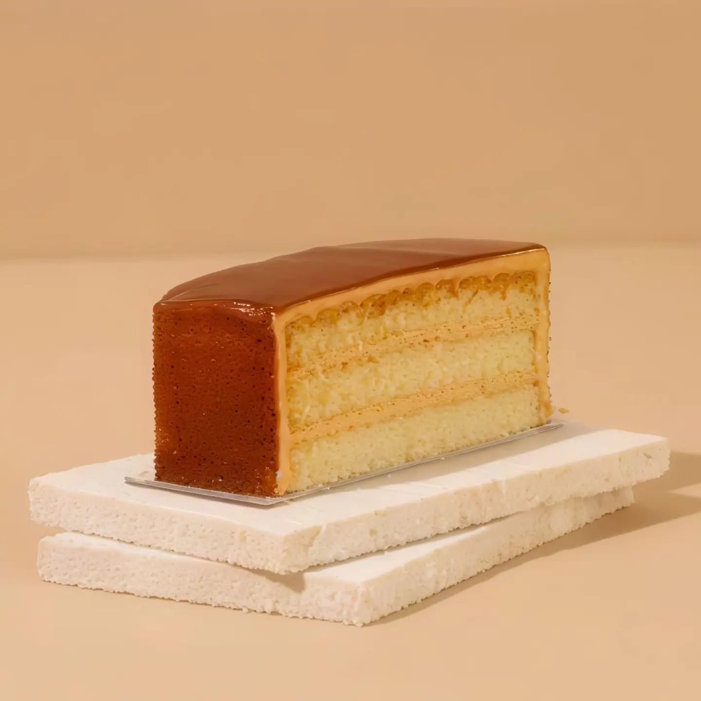 Slice Cake Carmel