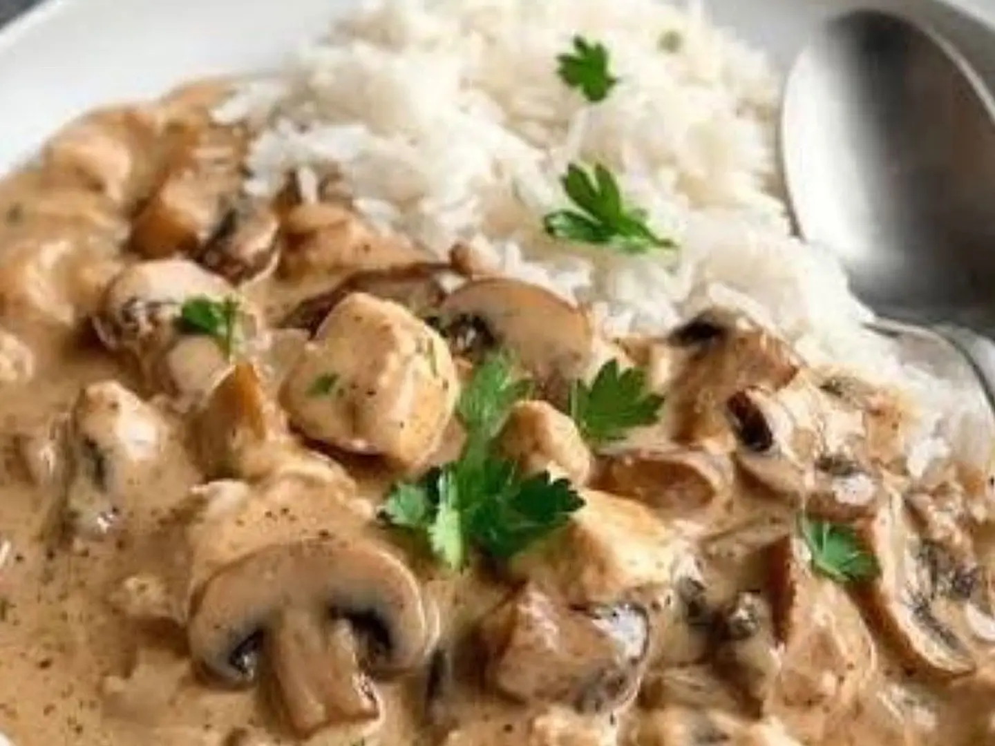 Chicken Cream Mushrooms