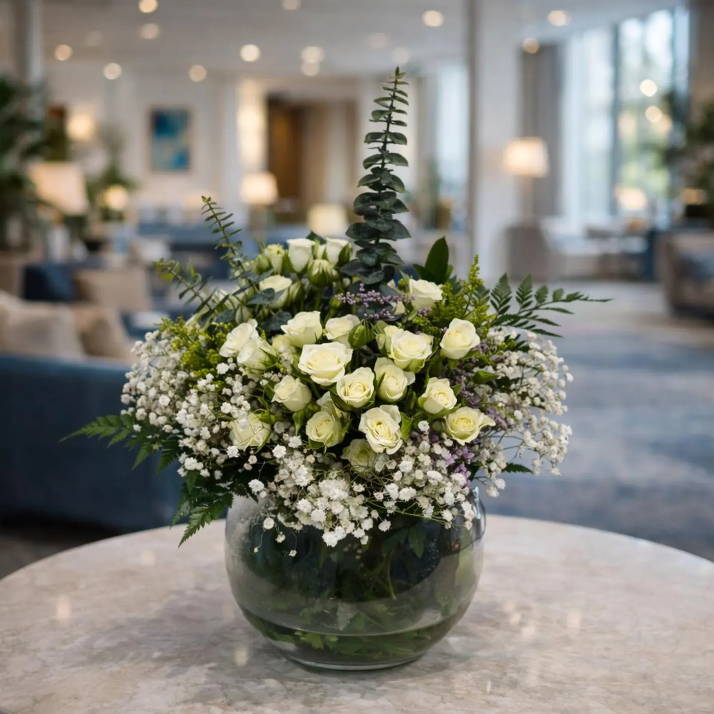 فازة ابيض عشرة