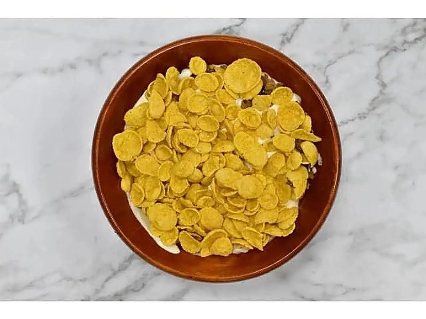 Masoub With Cream And Cornflakes