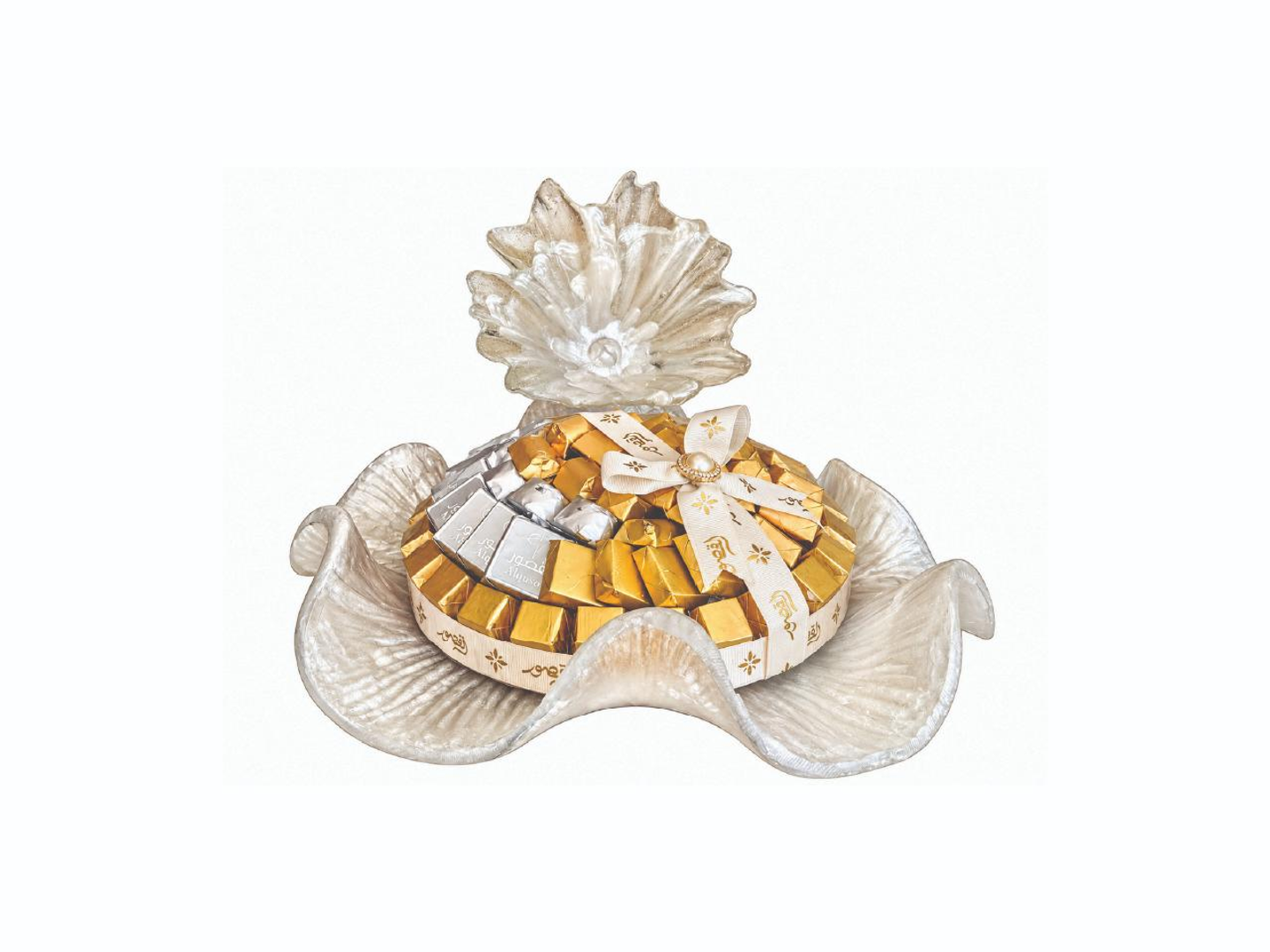 Wrapped Chocolate Tray Pearl