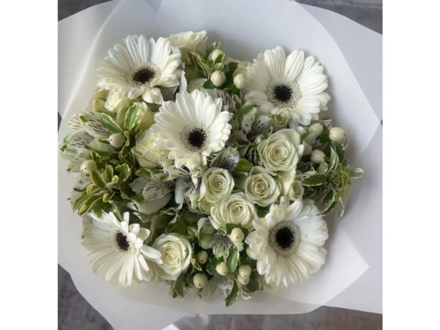 White Orbit Bouquet