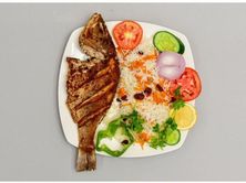 سمك شعور مع أرز