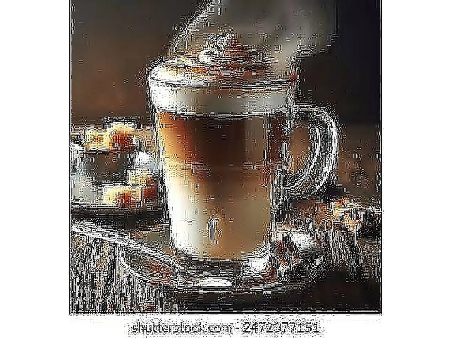 لاتيه اسباني حجم صغير