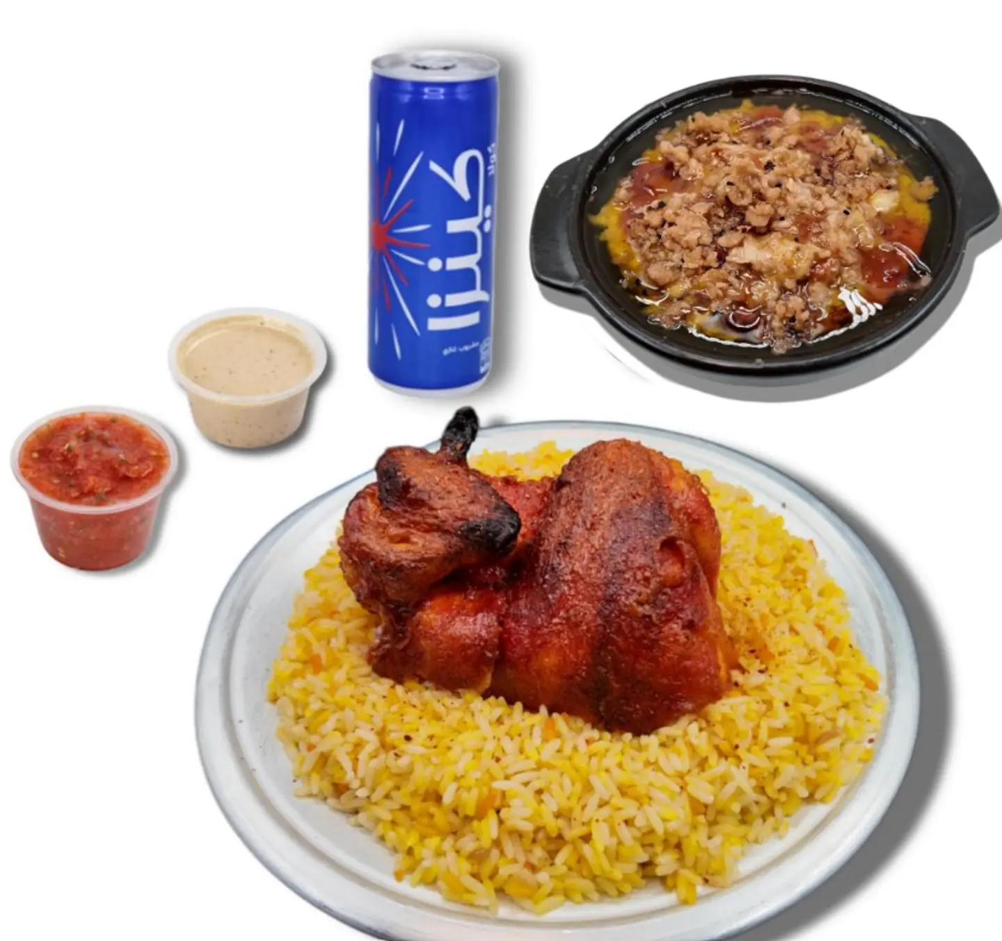 عرض وجبة دجاج تجميرة
