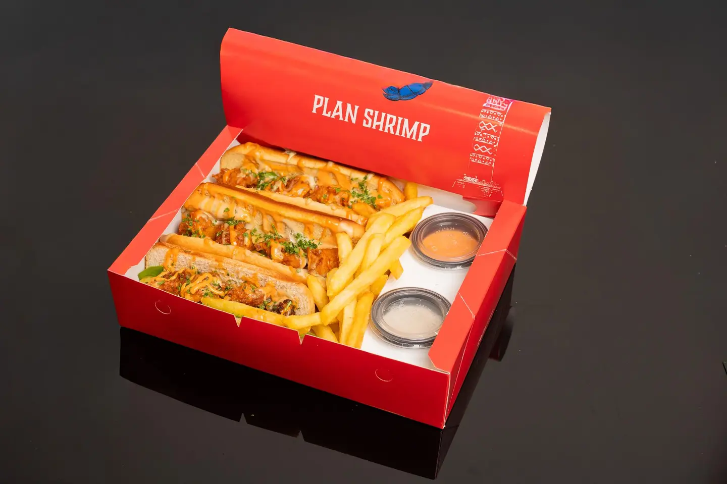 Small Plain Shrimp Box