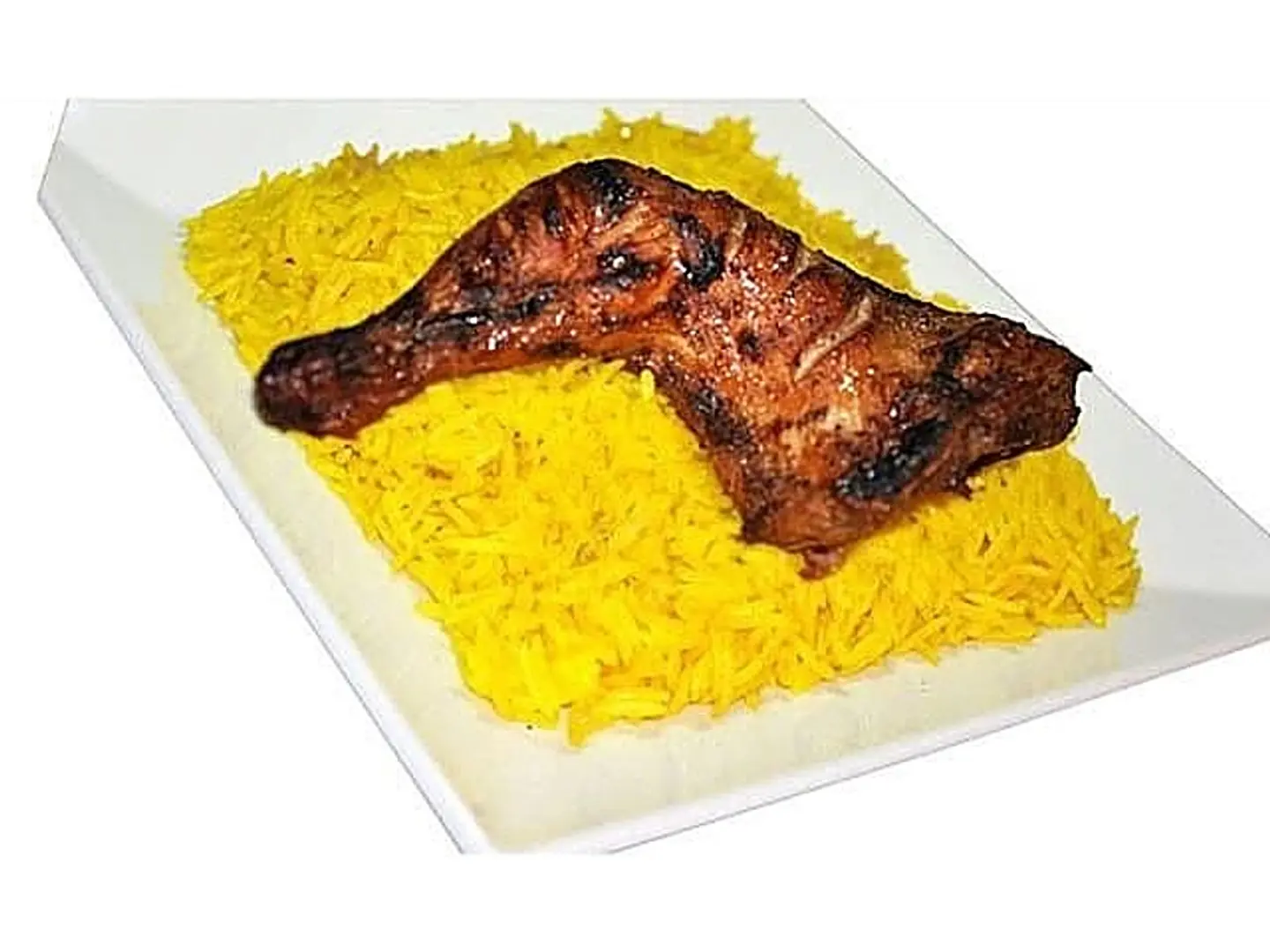Quarter Charcoal Chicken With Rice