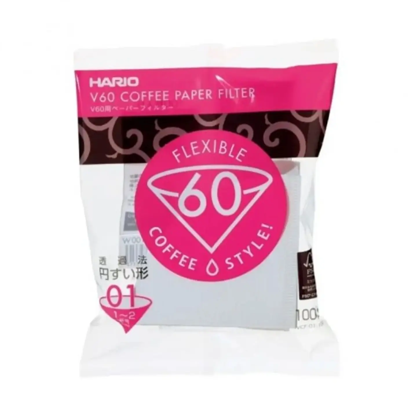 Hario Filter V60 Size 01 100 Paper