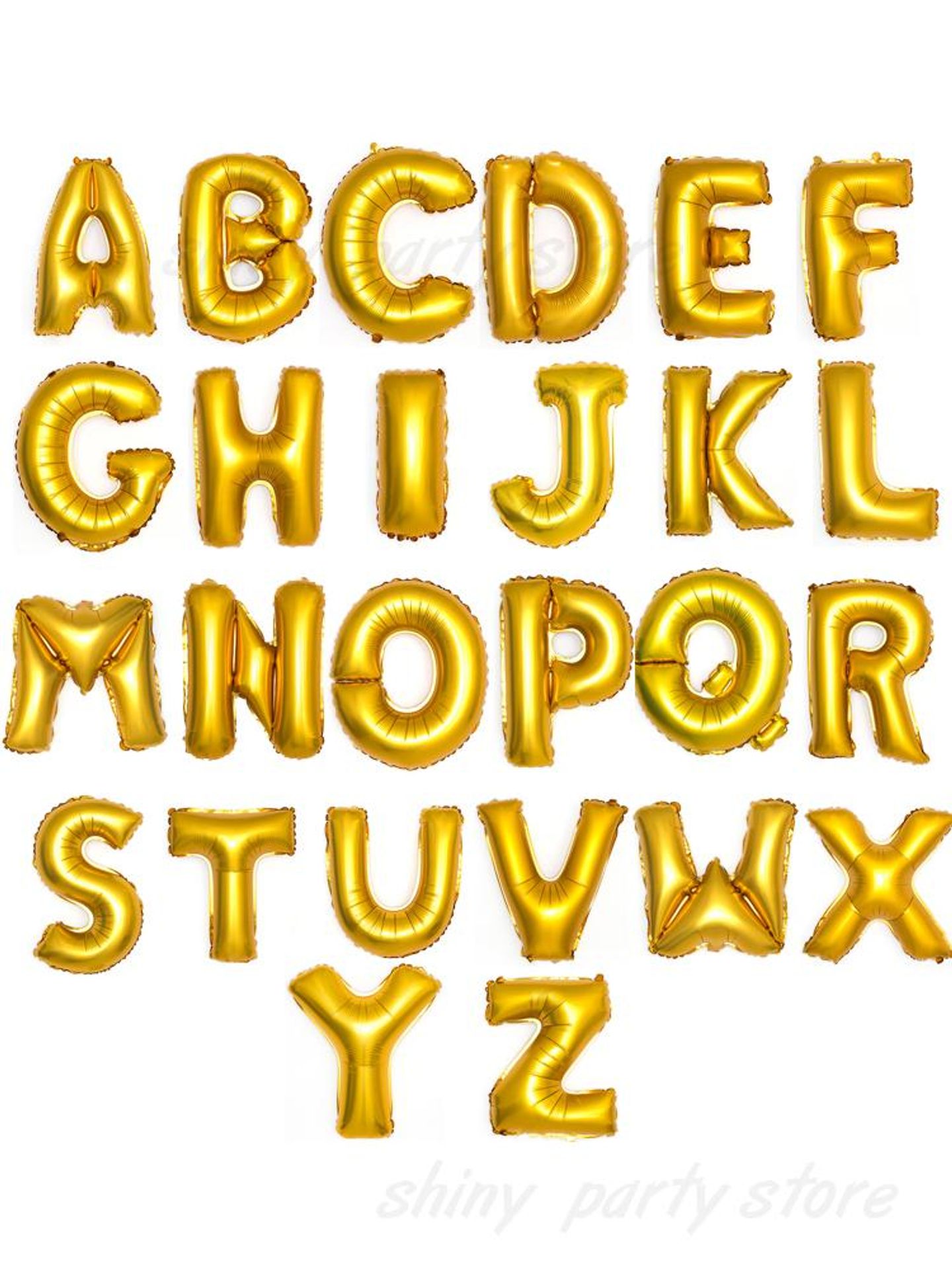 Gold Letter Balloon
