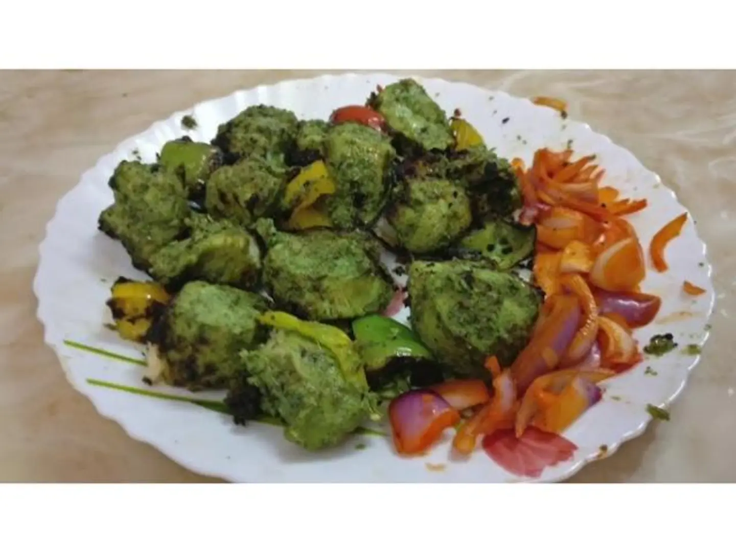 Green Chicken Tikka