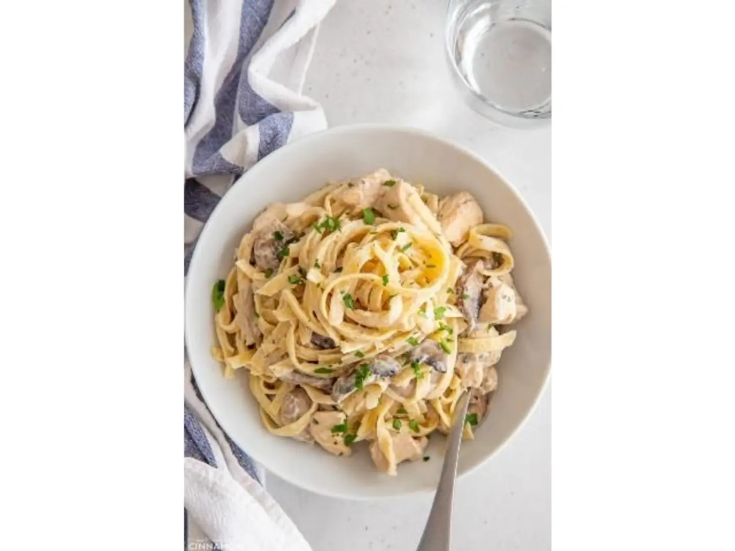 Fettuccine Chicken With Mushroom Sauce