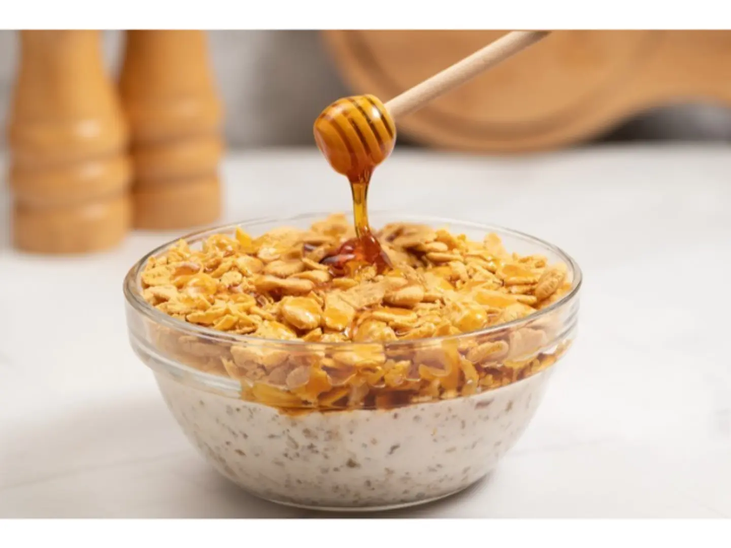 معصوب قشطة مع عسل