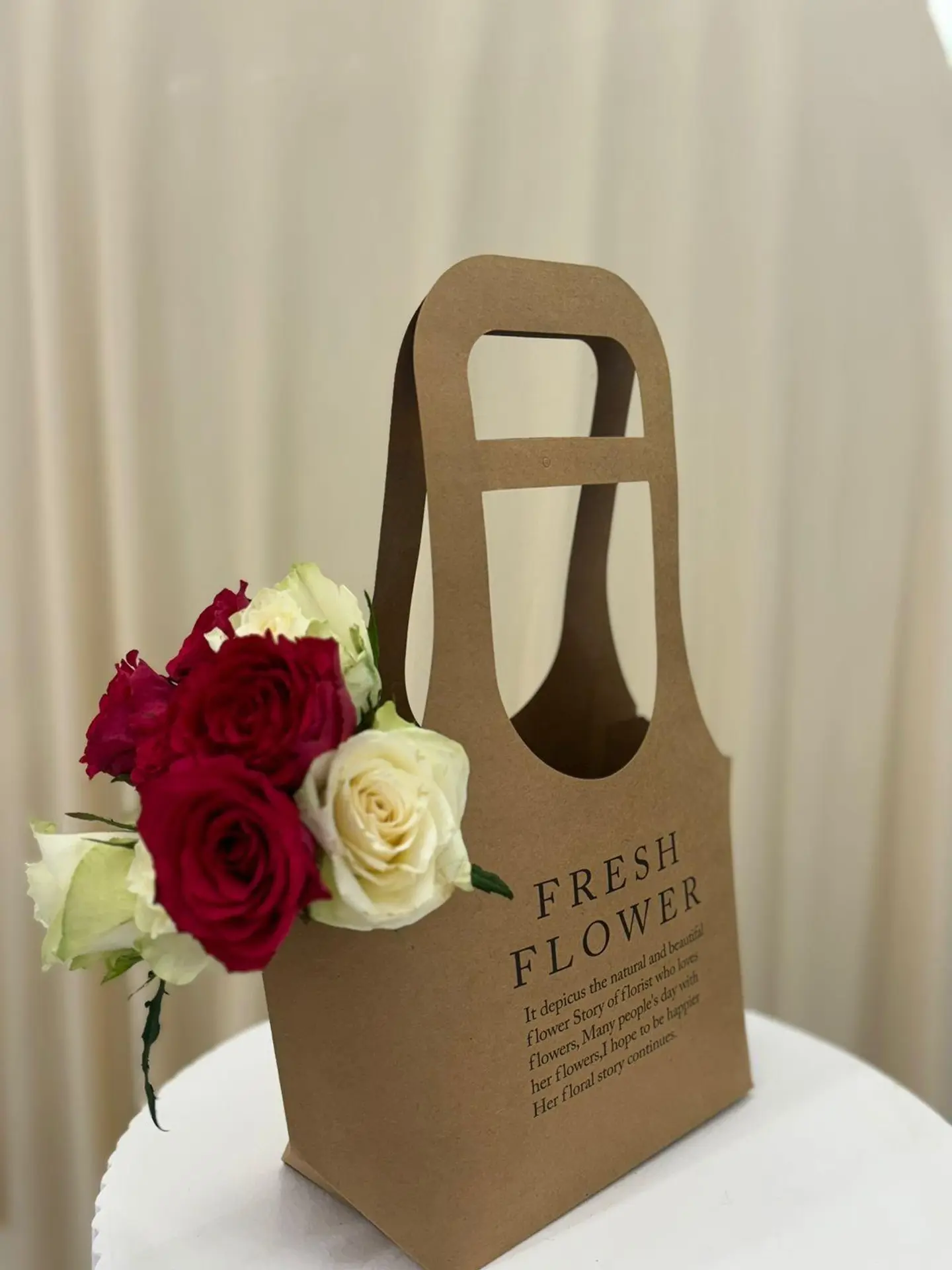 حقيبة الورد الطبيعية