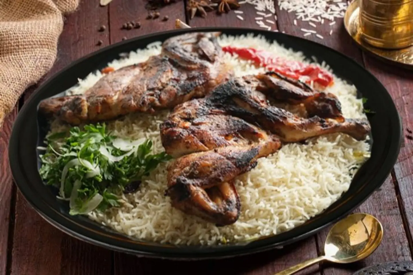 Whole Madbi With Rice