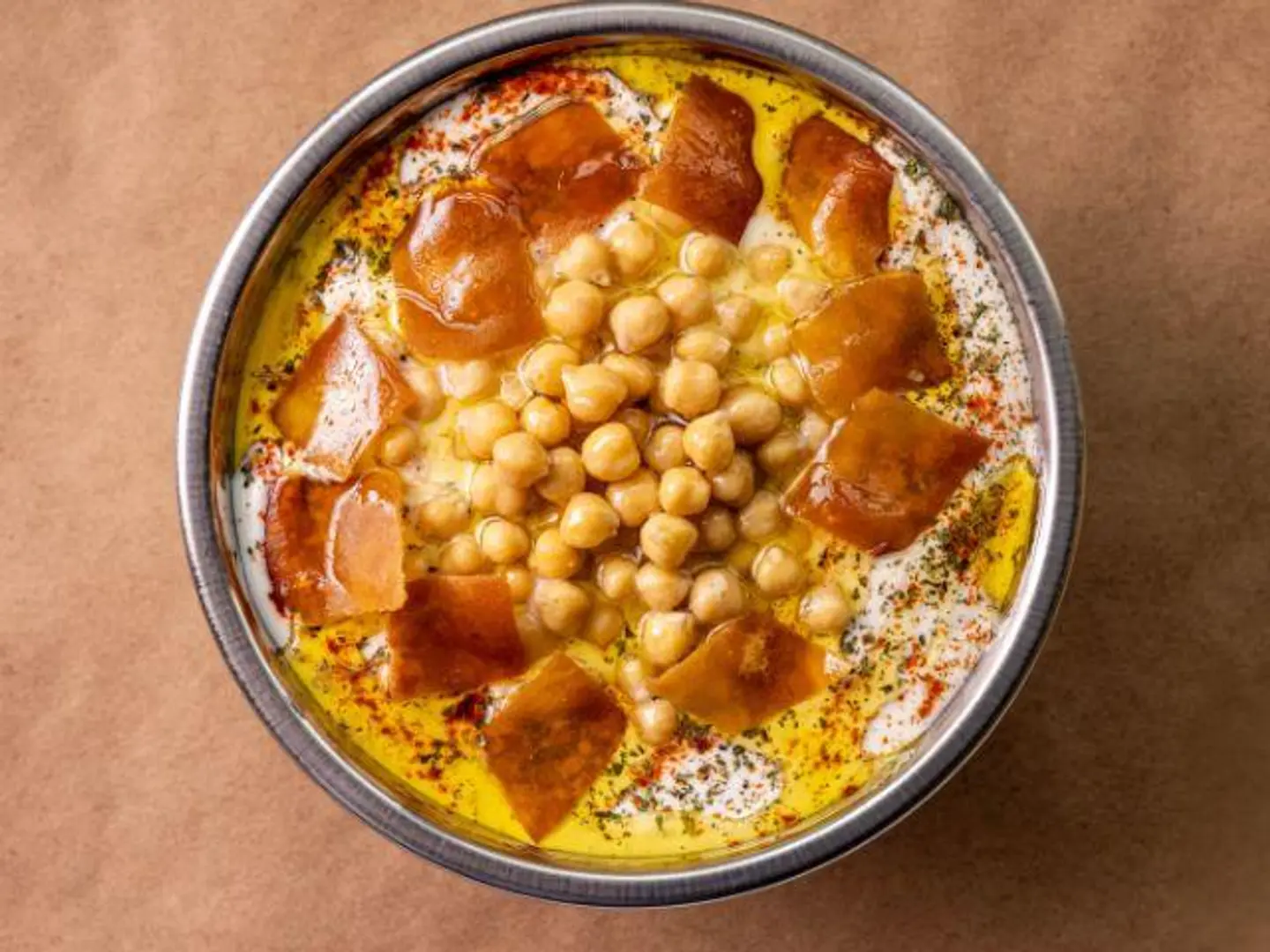 Hummus And Meat Fatteh